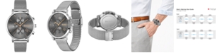 BOSS Men's Chronograph Integrity Stainless Steel Mesh Bracelet Watch 43mm